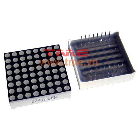 3mm 8x8 Dot matrix LED display 32x32mm