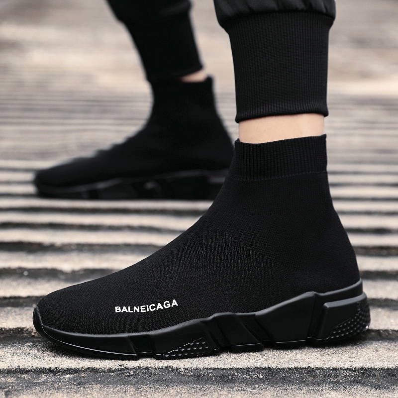 Giày Thể Thao Cổ Cao Phối Lưới Thoáng Khí Thời Trang Cho Nam | BigBuy360 - bigbuy360.vn