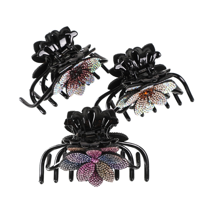 Kẹp Tóc Hình Hoa Cúc Đính Đá Pha Lê Phong Cách Hàn Quốc