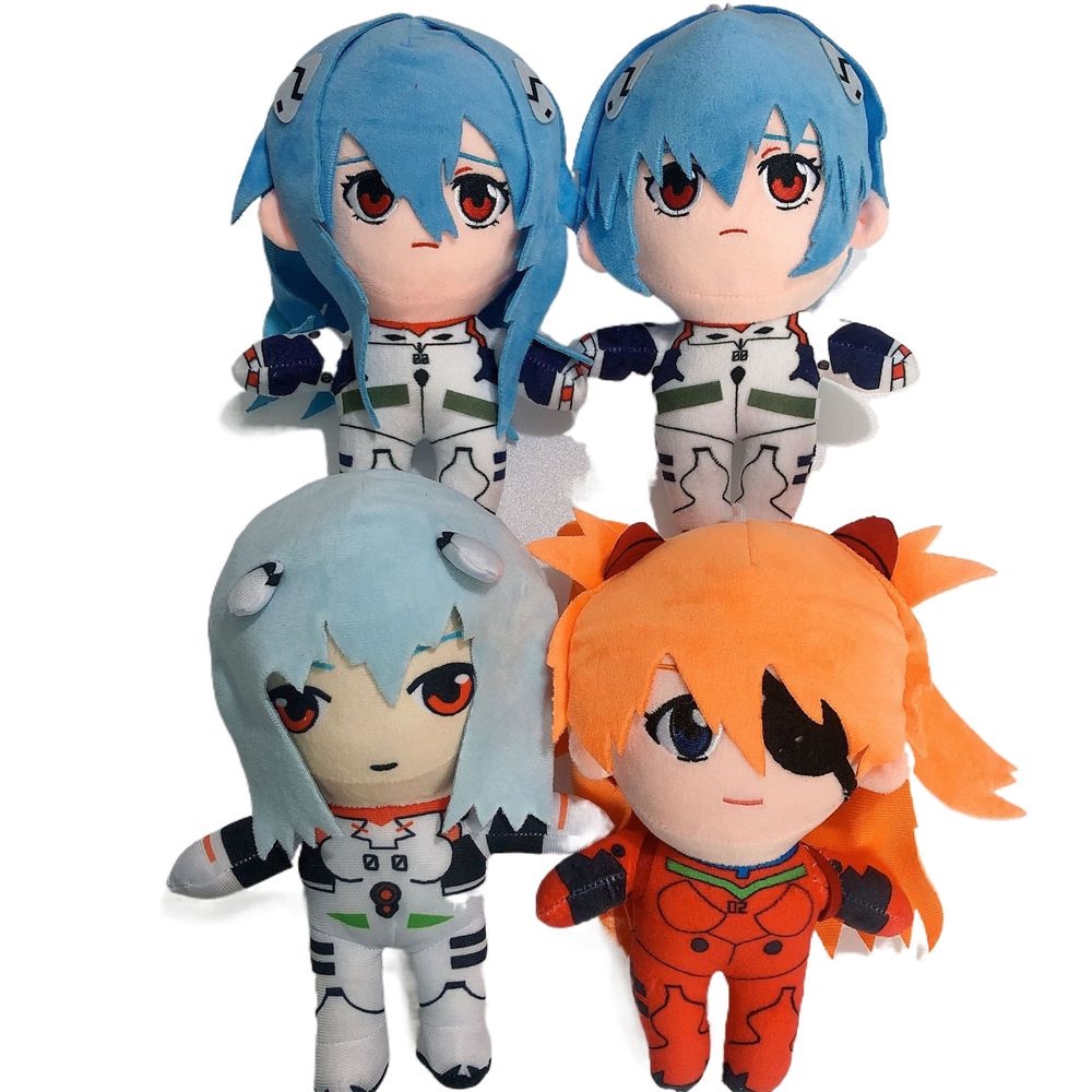 Thú Nhồi Bông EVA Hình Nhân Vật Ayanami Rei 25CM Dễ Thương