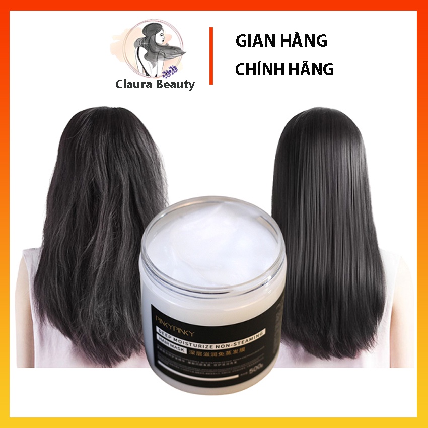 KEM Ủ TÓC PINKY - PHỤC HỒI TÓC HƯ TỔN ÓNG Ả SIÊU MƯỢT GIẢM GÃY RỤNG Claura Beauty