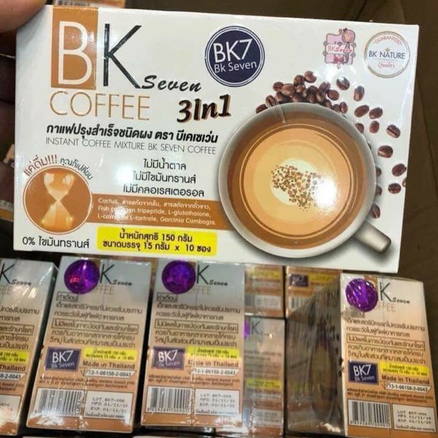 Cafe giảm cân BK COFFEE 3 in 1