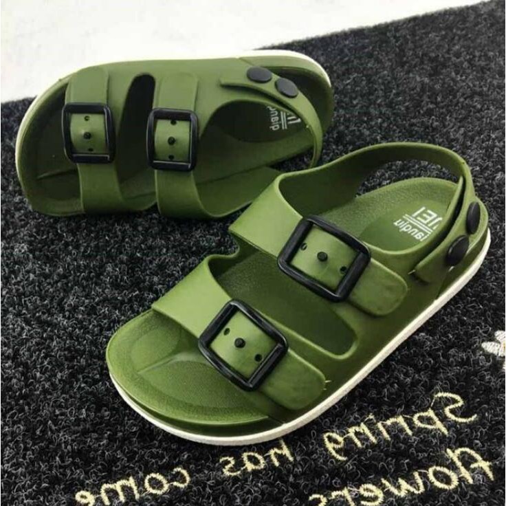 Sandal PVC chống trượt phong cách Anh Quốc hợp thời trang cho bé 1-4 tuổi AYUER