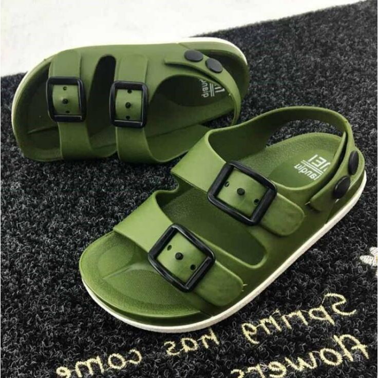 Sandal PVC chống trượt phong cách Anh Quốc hợp thời trang cho bé 1-4 tuổi