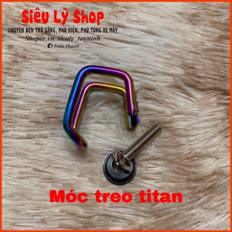 Móc treo đồ Titan cho mô tô, xe máy