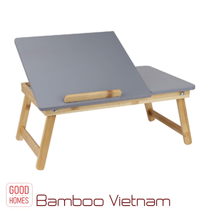 Bàn kê laptop gỗ tre xếp gọn