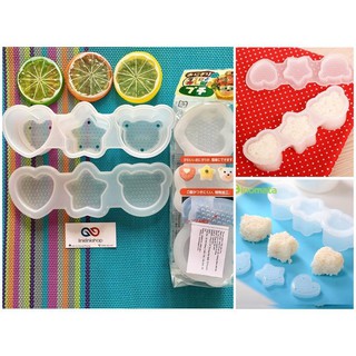 Combo 3 khuôn cơm bento Inomata - hàng Nhật