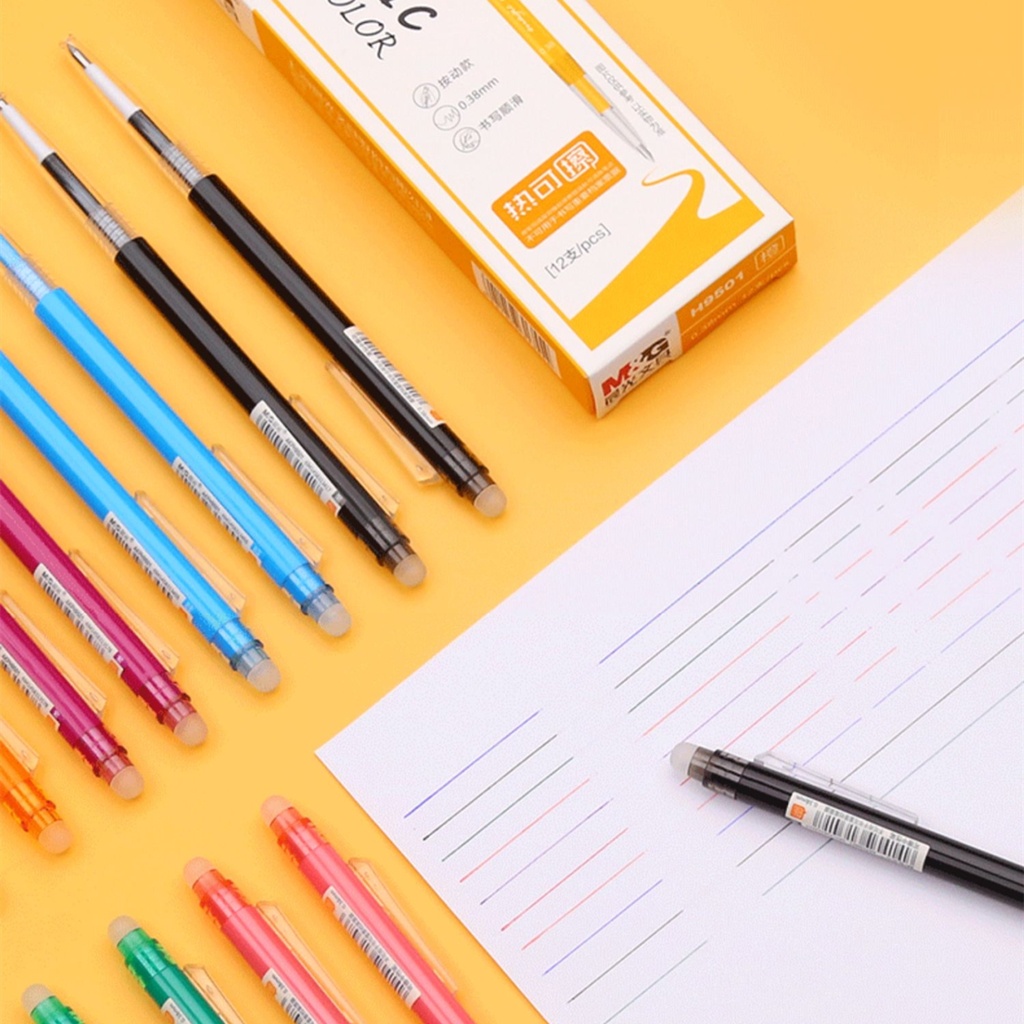 Bút viết M&G AKPH9501 3 màu lựa chọn có thể xóa được 0.38mm