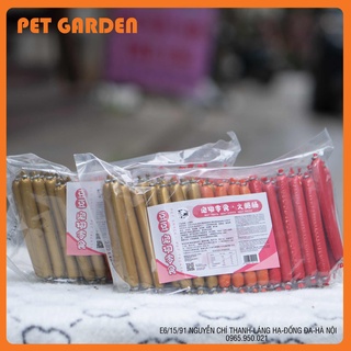 Combo 5 cái xúc xích mix vị dành cho thú cưng, xúc xích dinh dưỡng 15g cho chó mèo chất lượng cao