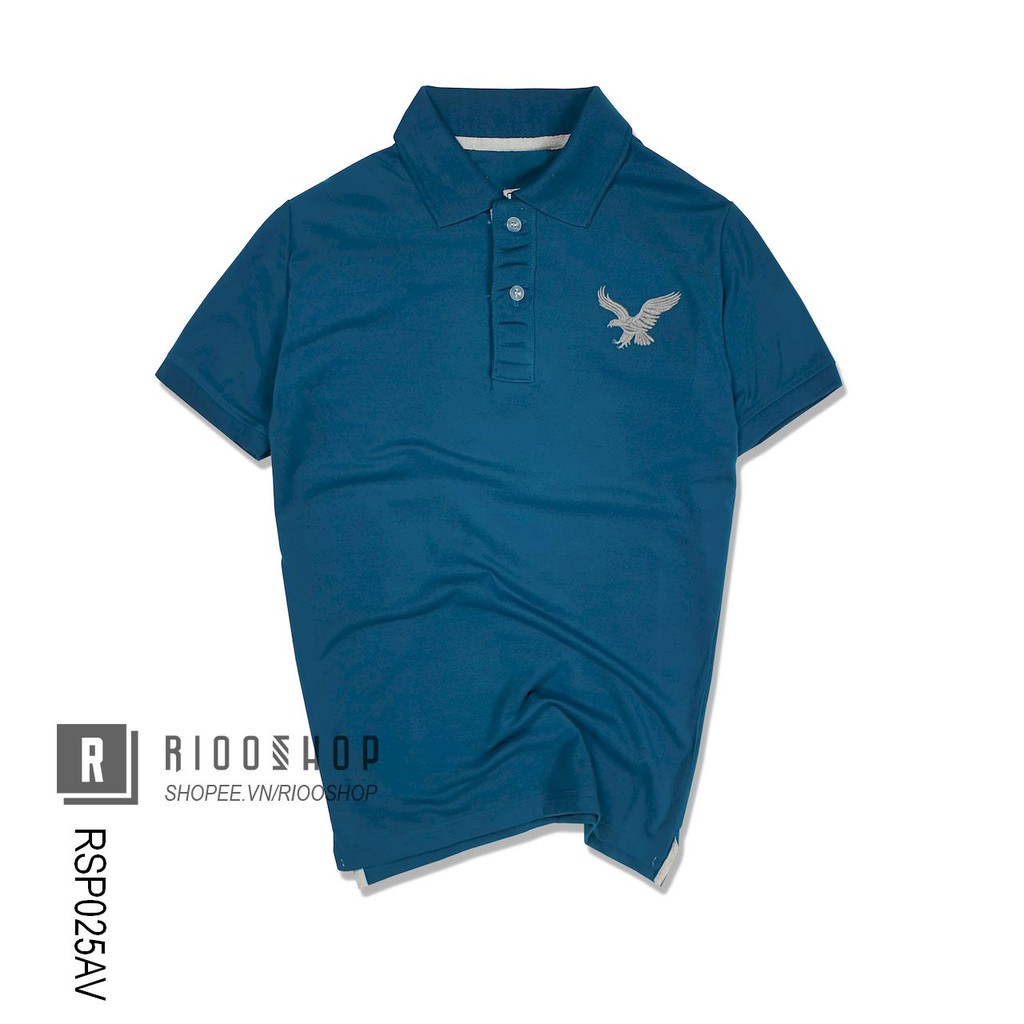 Áo thun polo cá sấu ngắn tay Eagle đơn giản RSP025 có size lớn big size xxl Riooshop