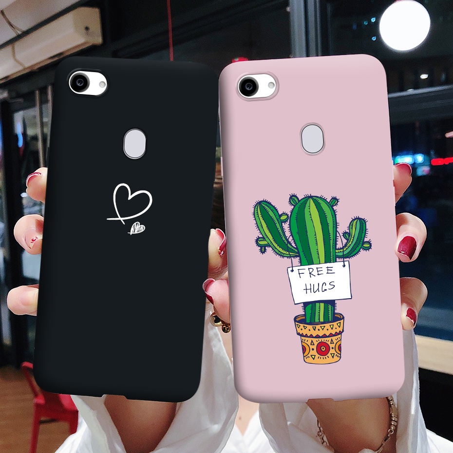 Ốp điện thoại TPU mềm mỏng chống sốc họa tiết cây xương rồng cho OPPO F5 / F5 Youth / F5 Plus CPH1723