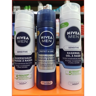 Bọt cao râu Nivea Men 200 ml của Đức