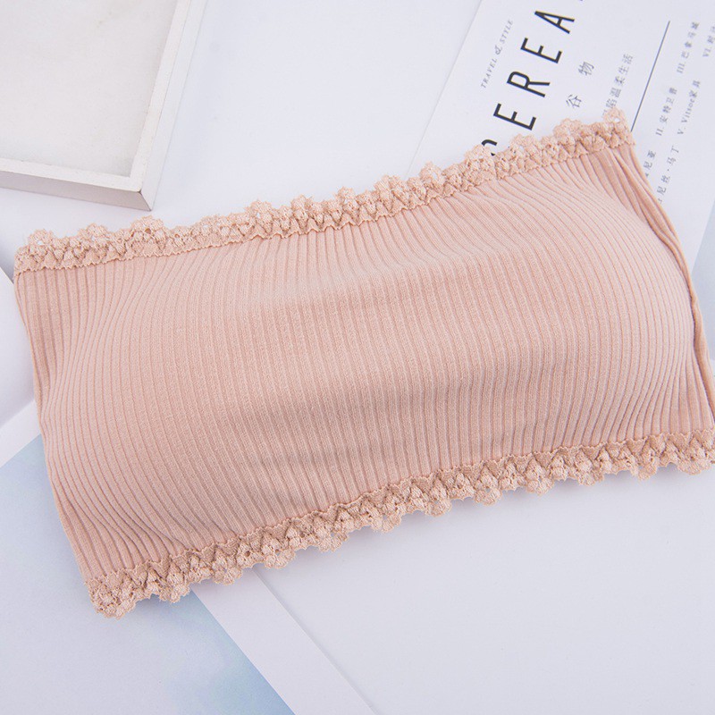 Áo ngực ống viền ren gợi cảm
