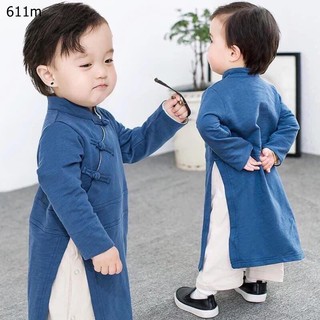 Body công tử Hán phục cổ trang/ Áo dài cổ tàu diện Tết cực xinh cho bé