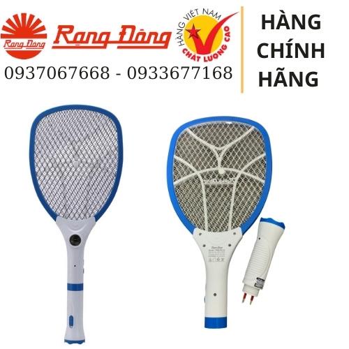 Vợt muỗi điện Rạng Đông RD02, vợt muỗi kết hợp đèn pin có thể tháo rời, thiết kế 3 lớp  tiêu diệt muỗi nhanh chóng