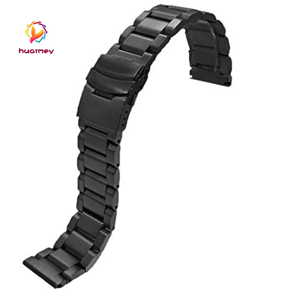 Dây Đồng Hồ Bằng Thép Không Gỉ Hu 18/20/22/24mm