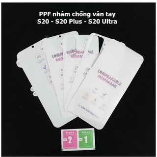 Miếng dán ppf ag nhám chống bám vân tay galaxy s23 ultra/ s22 ultra/ s20 plus/ s20 ultra, s21 plus, s21 ultra