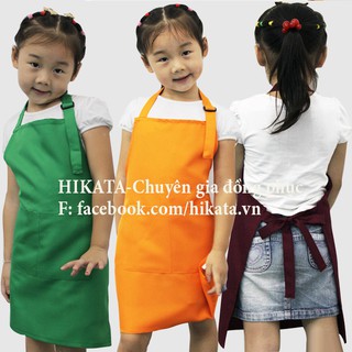 Tạp dề cho bé nấu ăn - mầm non - lớp 3