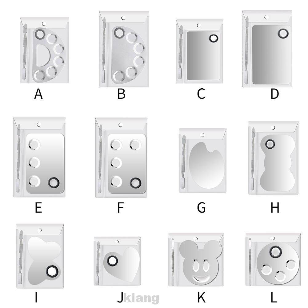 (Hàng Mới Về) Bảng Phấn Mắt Màu Nước Kèm Cọ Và Muỗng Vẽ Tiện Dụng | BigBuy360 - bigbuy360.vn