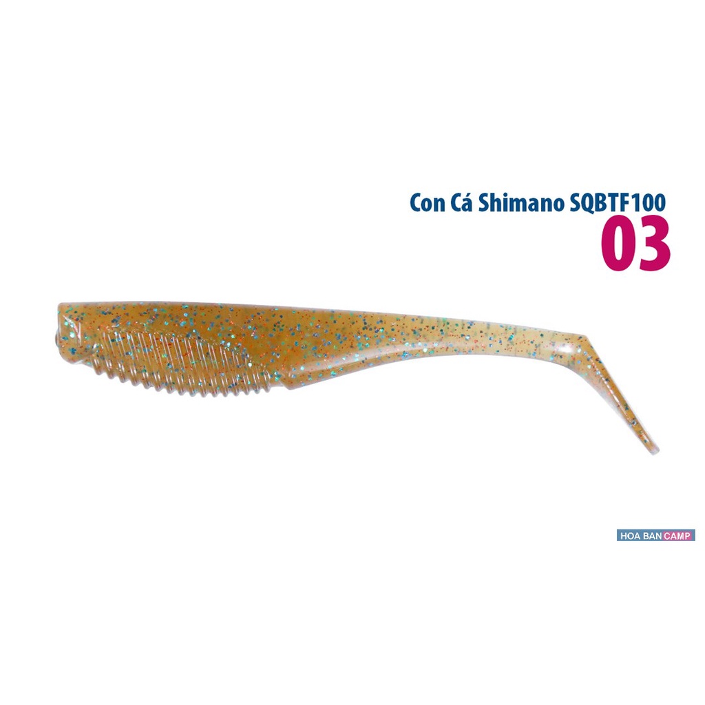 Mồi Mềm Con Cá Shimano Fish SQBTF100 | 10cm