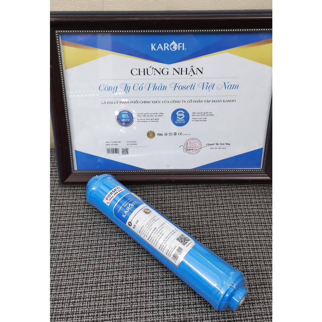Combo 9 lõi lọc nước Karofi chính hãng dùng cho máy lọc nước Karofi B930 Tặng tay tháo cốc lọc