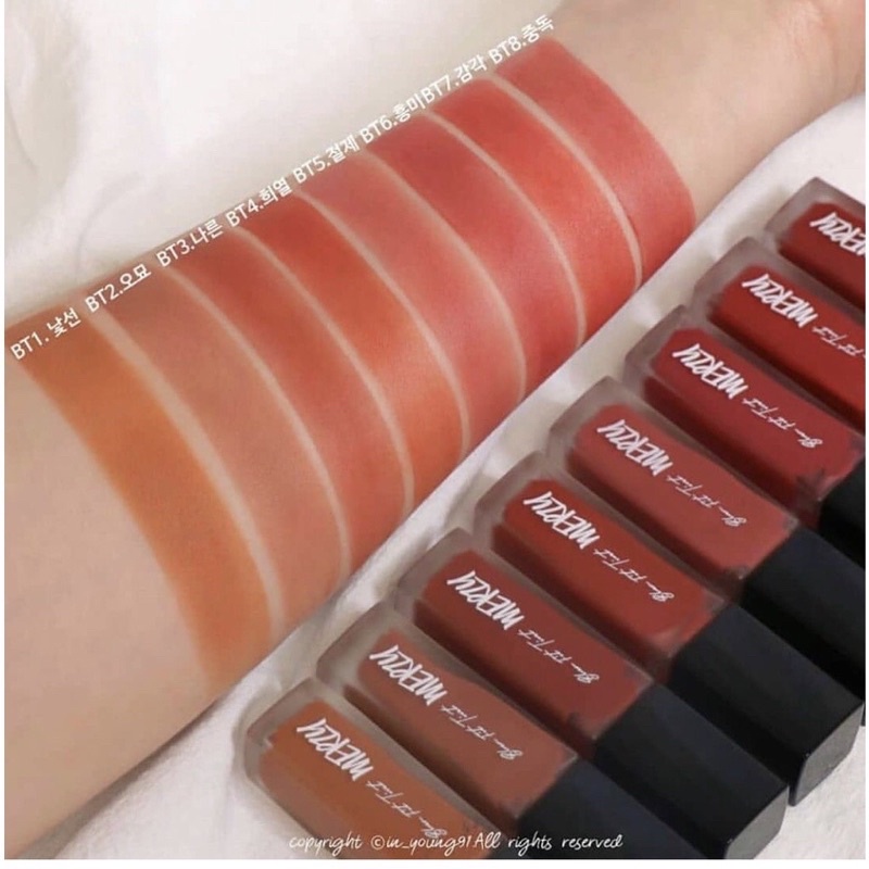 Son Kem Lì Mịn Mượt Phong Cách Hàn Quốc Blur Fit Tint 6g Màu BT3