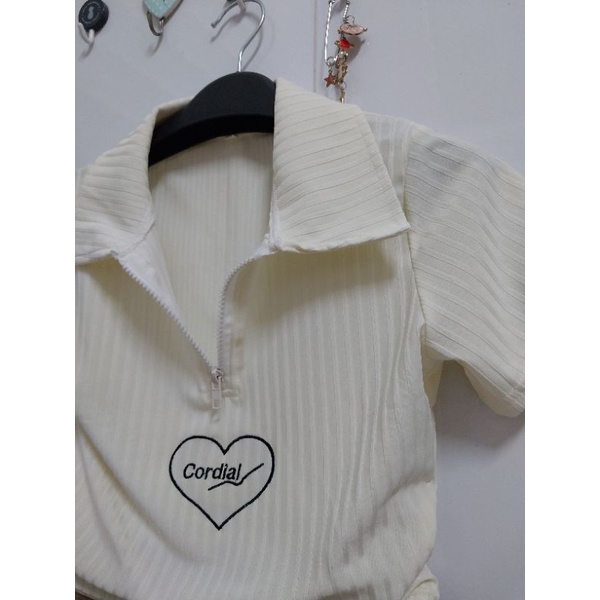 Áo thun cổ polo ngắn ống tay rời