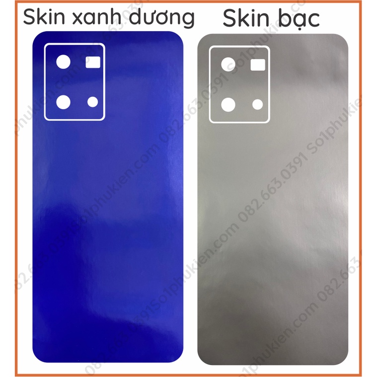 Miếng dán mặt lưng kèm cam Oppo Reno 7 4G skin carbon, skin màu nhiều màu đẹp