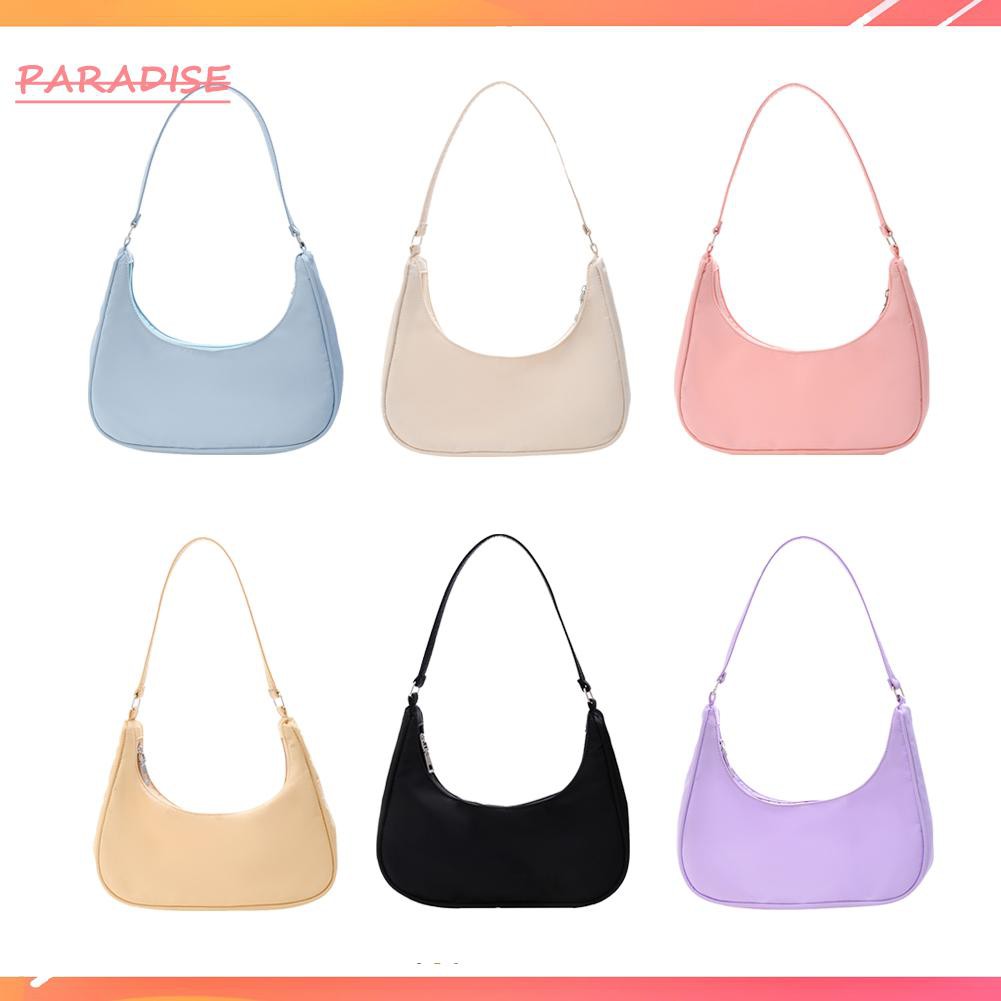 Túi xách màu trơn kiểu dáng đơn giản phong cách boho thời trang cho nữ