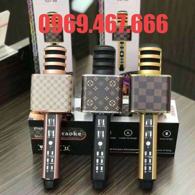MICRO KARAOKE BLUETOOTH SD18 mới nhất thị trường