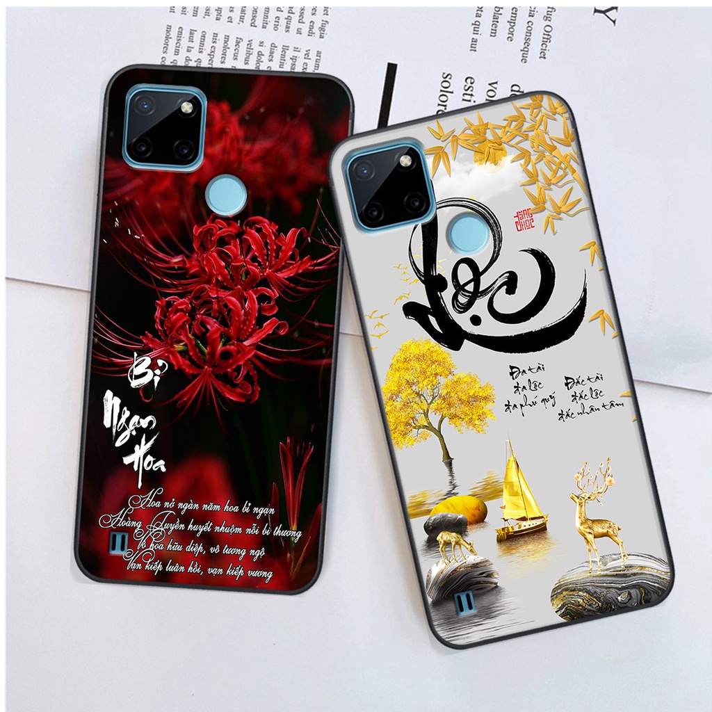 Ốp lưng Realme C21Y in hình chữ tài chữ lộc, Cha Mẹ, bình an SIÊU ĐẸP