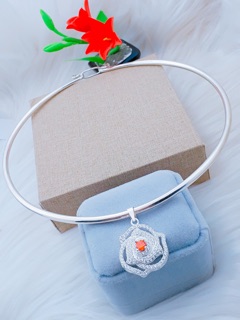 KIỀNG TRƠN BẠC TA NGUYỀN CHẤT- THJ SILVER
