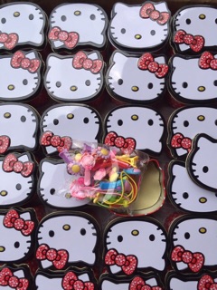 Hộp buộc tóc kitty cho bé