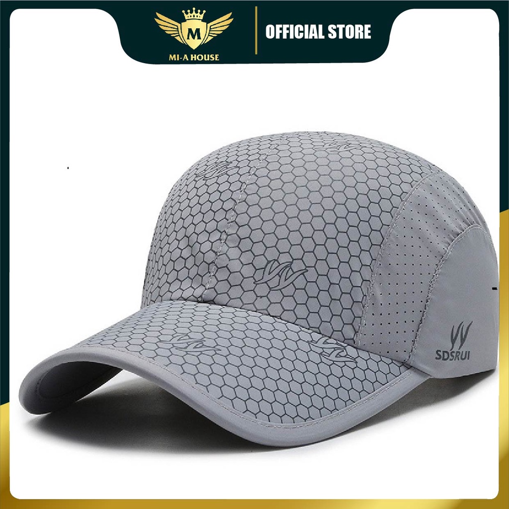 Mũ lưỡi trai thể thao SDSRUI họa tiết tổ ong kiểu mới bắt mắt