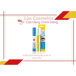 Huyết thanh Dưỡng dày và dài mi Eveline 8in1