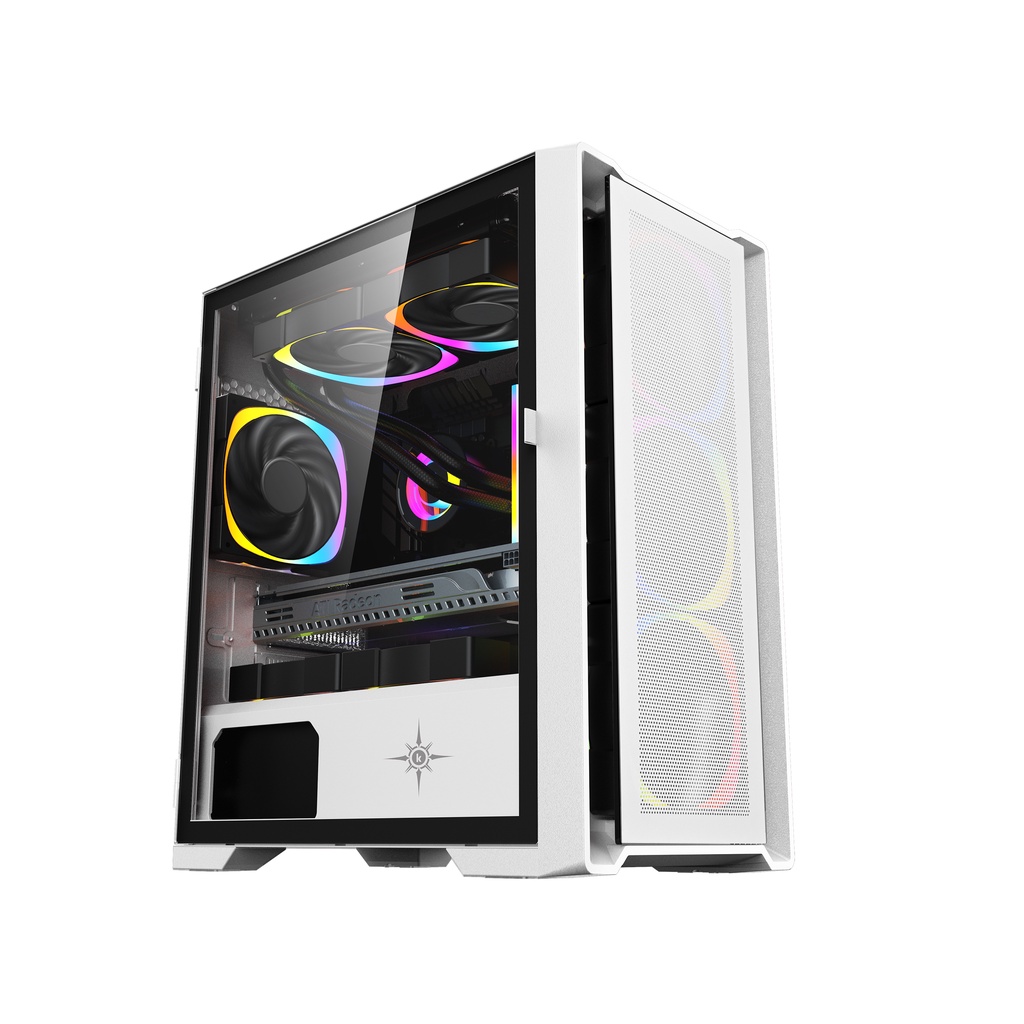 Vỏ case máy tính gaming KENOO ESPORT M500 - 3F (MATX/ 3 FAN RGB)