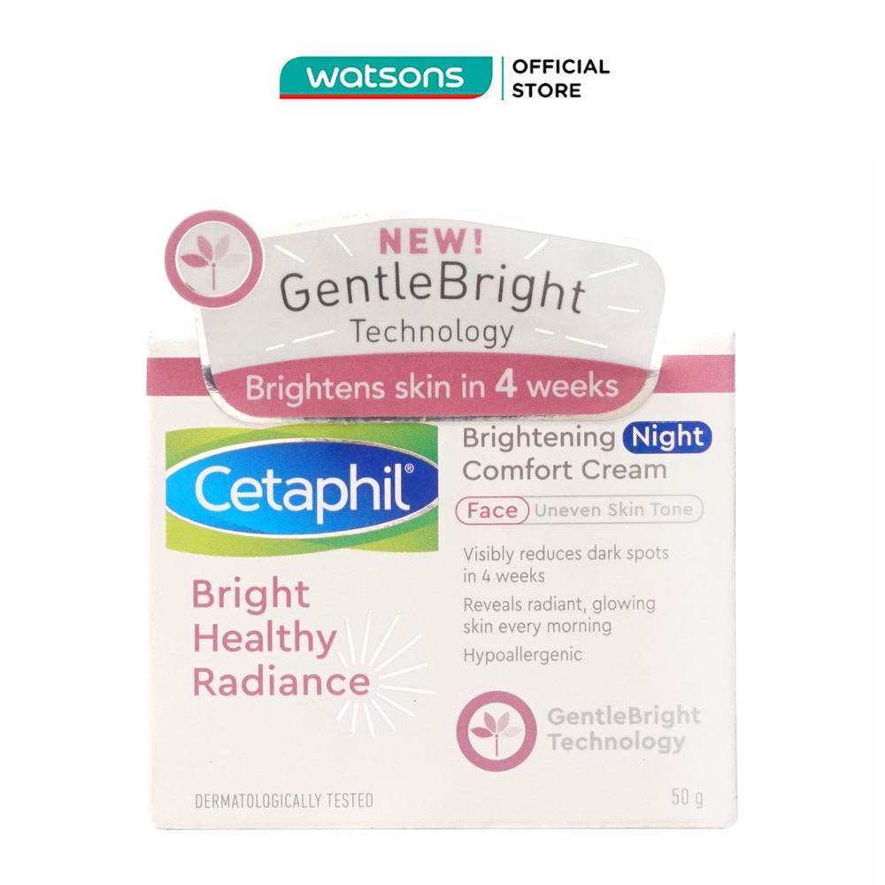 Kem Dưỡng Ẩm Ban Đêm Cetaphil Dưỡng Sáng Da Brightening Night Comfort Cream 50g