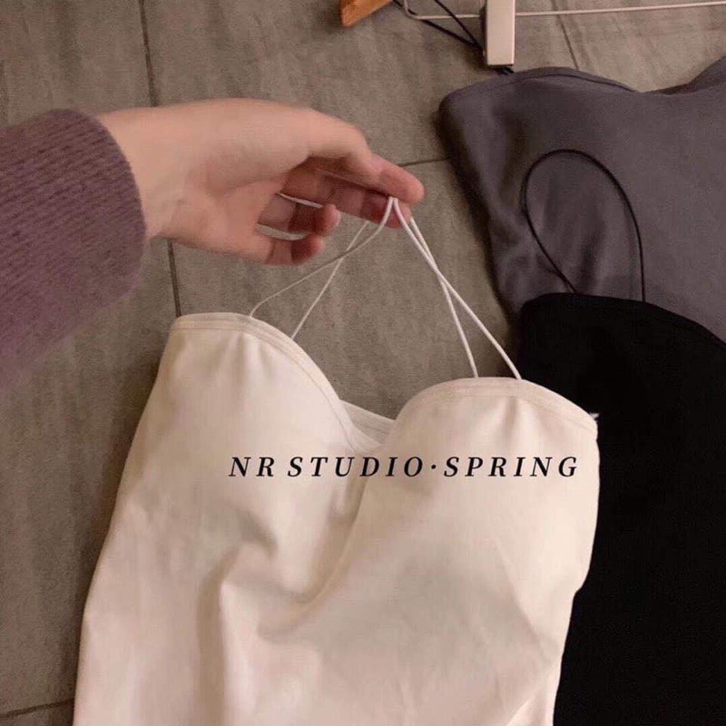 Áo Hai Dây Siêu Mảnh Kèm Đệm Mút Lót Ngực ( mua 2 cái rẻ hơn ), TONGKHOCHITUE | BigBuy360 - bigbuy360.vn