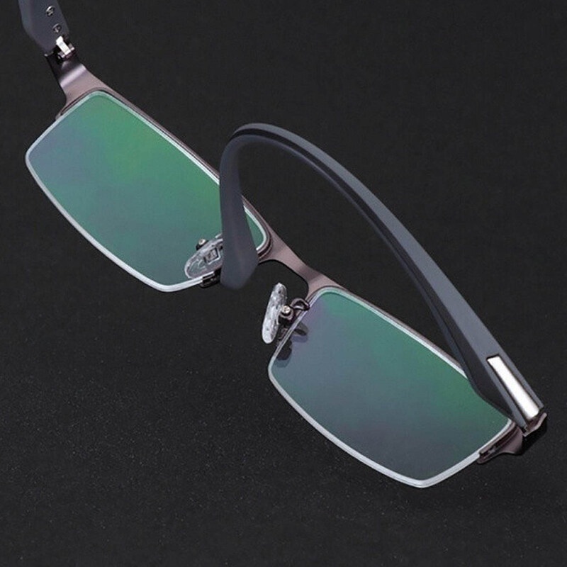 Kính Đọc Sách Đa Năng PTQ Gọng Vuông Nửa Gọng Cho Nam Và Nữ