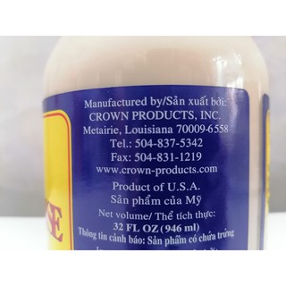 [946ml] Xốt mayonnaise [USA] CROWN Fancy (tgc-hk)