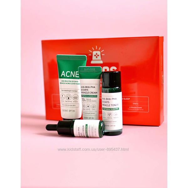 BỘ KIT CHO DA MỤN SOME BY MI AHA-BHA-PHA 30 DAYS MIRACLE AC SOS KIT | BigBuy360 - bigbuy360.vn