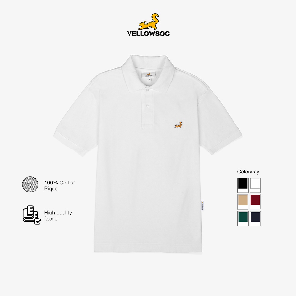 Yellowsoc Classic Polo Shirt - White
