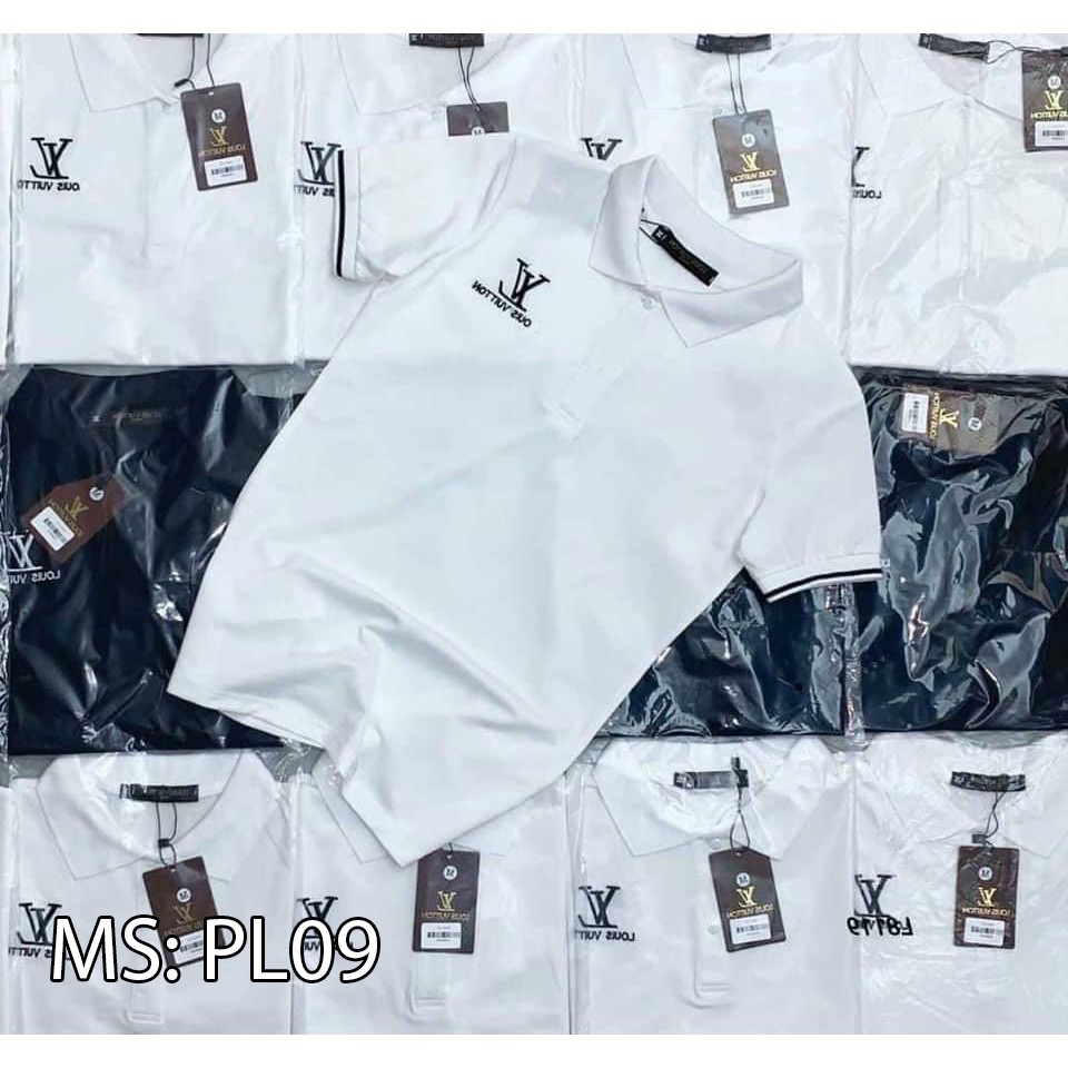 Áo polo nam cotton ngắn tay có cổ logo nhiều màu thời trang, đủ size 40-88kg, PL09 - PL10