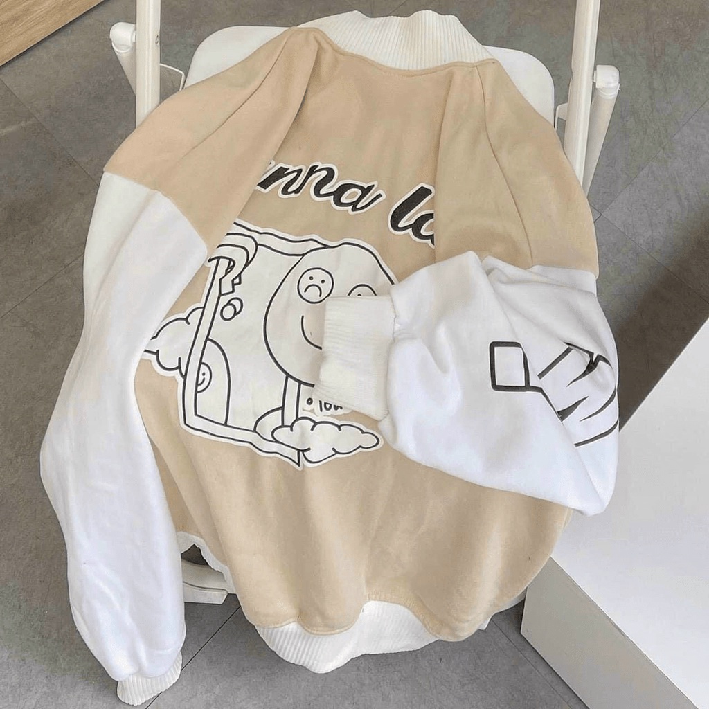 (HCM) ÁO KHOÁC BOMBER NỈ NGOẠI NAM NỮ FORM RỘNG CỔ TRÒN CỰC ĐẸP HOT HIT THỜI TRANG TRẺ MỚI NHẤT HIỆN NAY