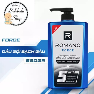 Dầu Gội sạch gàu Romano Force 5 IN 1 - 650g