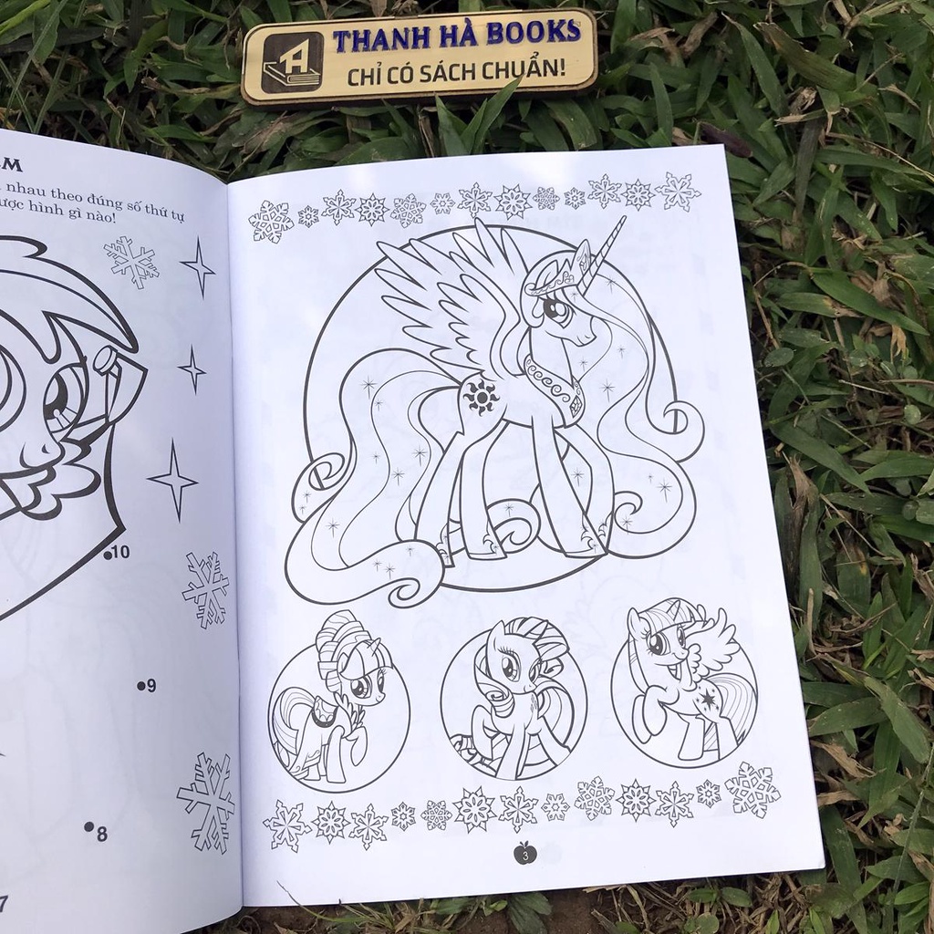 Sách My Little Pony Jumbo: Tô Màu Và Các Trò Chơi lẻ tùy chọn