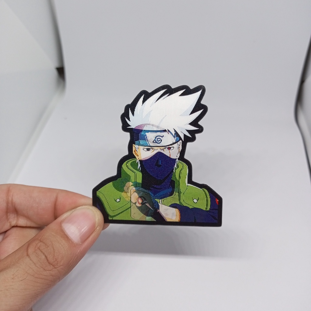 Sticker 3D Naruto dán điện thoại - laptop - ô tô chống nước 6x7 cm
