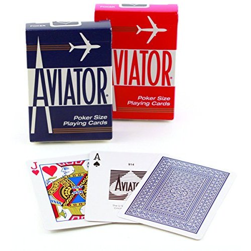 Bộ bài tây, bài ảo thuật Cards Aviator Poker size - Bài Mỹ - Bài Chính Hãng