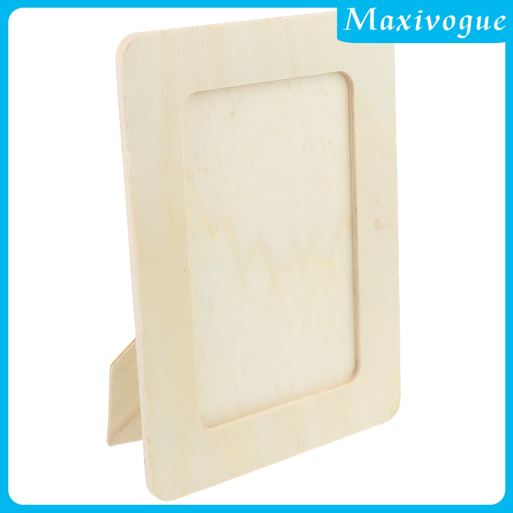 Bộ Khung Ảnh Bằng Gỗ Dùng Làm Đồ Thủ Công Diy Cho Bé