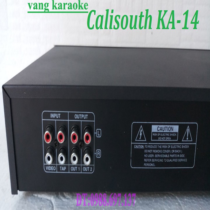 vang karaoke kalisouth KA-14 Trắng - mixer echo